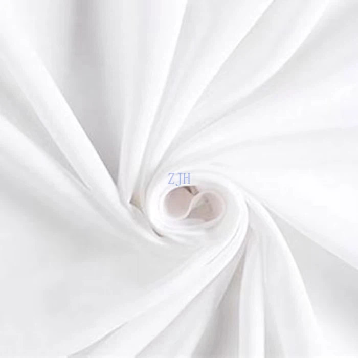 Polyester Raw Materials White Fabric